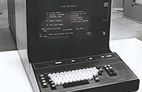 Počítač EC 1025 – ovládací konzole